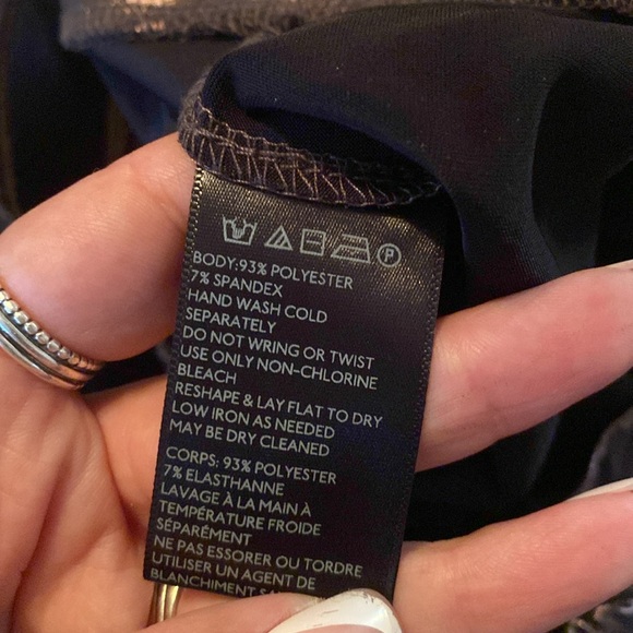 Urban Outfitters Metallic Bronze Copper Wide Leg Strapless Jumpsuit - Picture 5 of 5